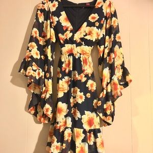 Flowy floral Betsey Johnson dress
